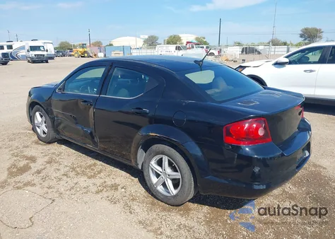 2013 Dodge Avenger Se from USA, damaged, VIN 1C3CDZAB4DN519295